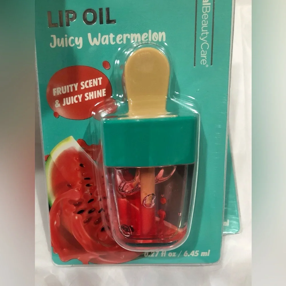 Watermelon flavored fruity scent juicy shine hydrating lip‎ oil new
